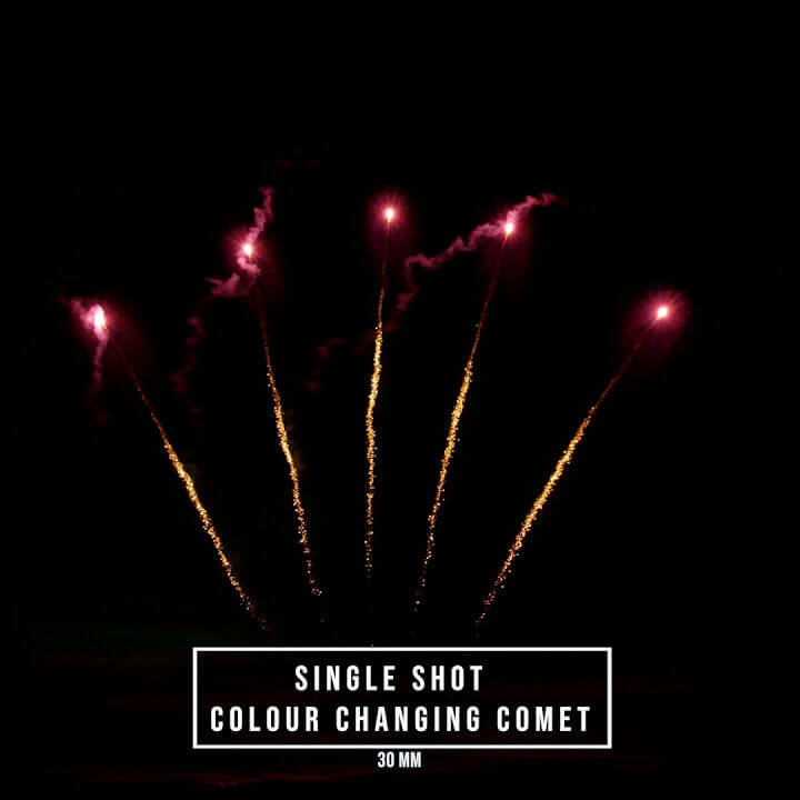 Single Shot Colour Changing Comet 30mm